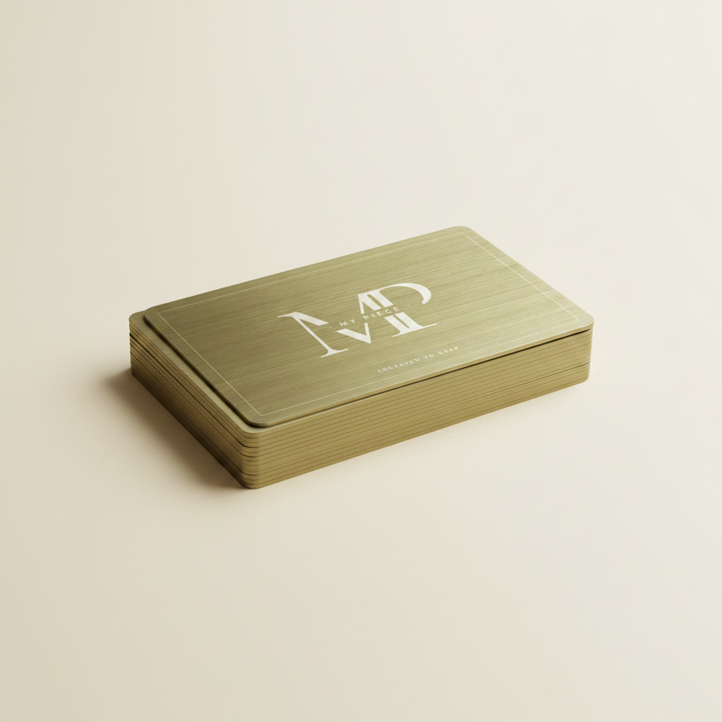 NFC metalen visitekaartje, 3 kleuren