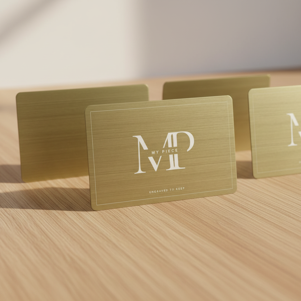 NFC metalen visitekaartje, 3 kleuren