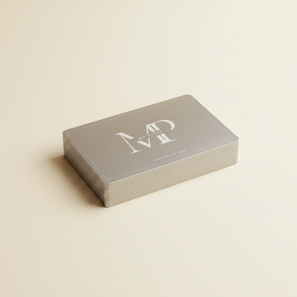 NFC metalen visitekaartje, 3 kleuren